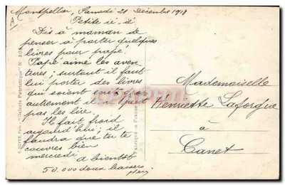 Antonin Dubost — Presidente do Senado — H. Manuel Fot. N° 308 — Verso