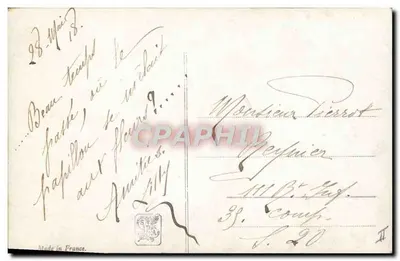 Ballet — Dançarinas no palco — Salão de Paris 1912 — Lopes Silva — n°201 — Verso