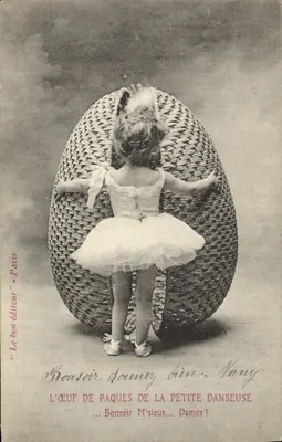 O OVOS DE PÁSCOA DA PEQUENA DANÇARINA — Boa noite, durma bem, Nany — editor 'Le bon éditeur' - Paris