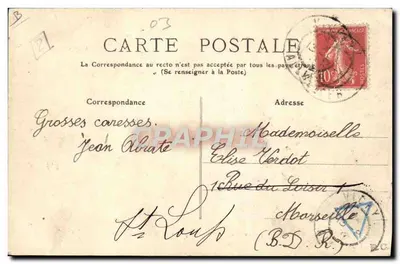 Vichy — O Ponte de Vichy, Attelage Bourbonnais — D.C.C. — Verso