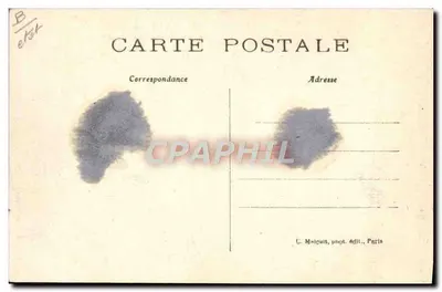 Paris — Überschwemmungen im Januar 1910 am Quai Debilly — C.M. n°31 — Rückseite