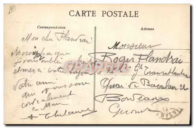 St-Nazaire — O Transatlântico Espanha sai do Porto — Joublier, n°1012 — Verso