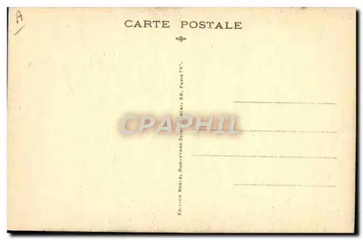 O Urso Branco — Museu de História Natural — Edição Postal, Paris — Verso