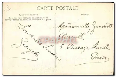 Paryż - Przepływ Seiny - Styczeń 1910 — Biały niedźwiedź opowiada o swoich kłopotach — Wydawca E.D. n°84 — Rewers