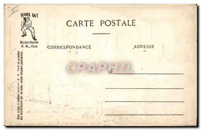 Na Cozinha — Cenas Militares — E. R. Paris — Modelo depositado n° 15351 — Verso