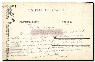 Cenas Militares — O trem das 10h30 — HALTE-LÀ! E.R. (modelo depositado) — Verso