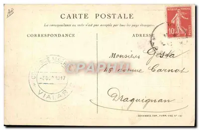 Cena de rua argelina — 3º empréstimo da Defesa Nacional — Devambez, Paris, N° 8.590 — Verso