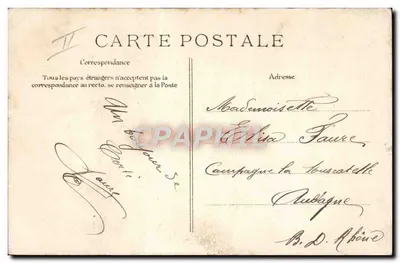A Hora da Sopa — cena de rua com mulher, criança e cachorro — editor E.D. (E.D. Paris) — Verso