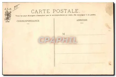 Propos Galant — scène de promenade amoureuse sous arbres — J.L.C. éditeur — Verso