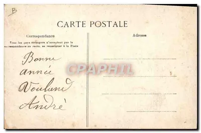 Semeur de blé et bœufs — E. L. D. — Verso