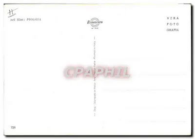 Aldo Ray — aktor w filmie Pioggia — Wydawca Promoto Milano — Rewers