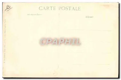 M. Poincaré — Presidente da República observando a Batalha no front das Tropas — Cliché Chusseau, Flaviens — Verso