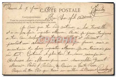 W Bretanii — Dobrze zapalonego papierosa, patrząc na kocioł — EID, nr 309 — Rewers