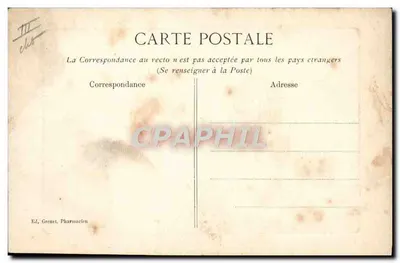 Bois-le-Roi - A Eclusa — Editor E.J. Grenet, Farmacêutico — Verso
