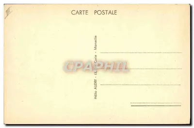 Paquebote "El Biar" — Cie de Navigation Mixte (Cie Touache) — Hélio Audry, Marselha — Verso