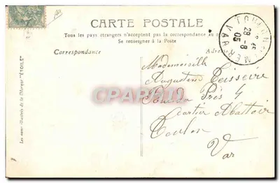 Augustine — Ilustrowana kartka pocztowa z marką 'Étollé' — Wydawca Étollé — Rewers