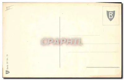 Alpiniści z kozami — scena alpejska — seria IV n°21 — Rewers