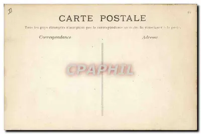 Notre Dame w Paryżu — scena teatralna z Phébus i Esmeraldą — wydawca A&S, nr 809 — Rewers