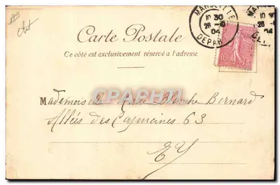 La Corniche de l'Estérel — Pointe de la Rambette — Éditeur E. Lessieux — Verso