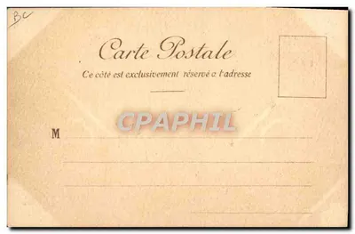 Cap Martin — Os recifes e o Grand Hôtel — E. Lessieux — Verso