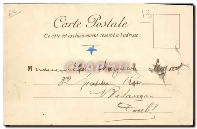 Ankunft eines Transatlantik-Schiffes in Marseille — E. Lessieux, 88, Imp. Th. Vannier, Paris — Rückseite