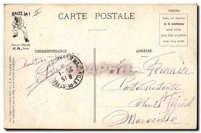 Um truque sujo — Cenas militares — E.R. Paris, N° 076 — Verso