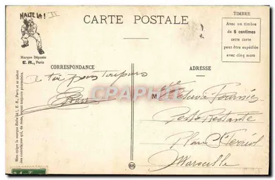 A assalto ao muro — A vida militar — E.R. Paris (Modelo depositado, N°14877) — Verso