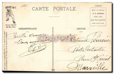 Exercício das "toupeiras" — A Vida Militar — E.R. Paris (Modelo Depositado) — Verso
