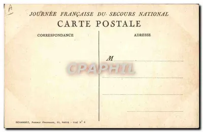 Cena de guerra — cabeça pendurada — A. Willette 1915 — Verso