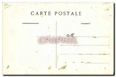 Brettońska kobieta paląca fajkę — Kolekcja Villard, Quimper — Rewers
