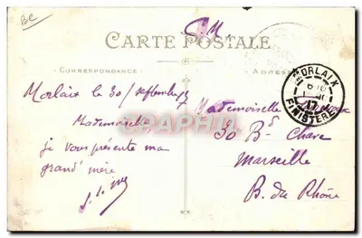 Fumeuse de Morlaix — Nantes — Artzud et Nozais — Verso