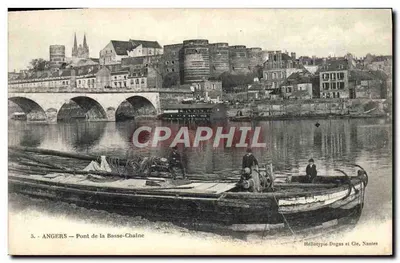 Angers — Ponte da Basse-Chaine — Héliotypie Dugas et Cie, Nantes