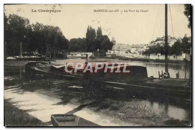 Mareuil-sur-Ay — O Ponte do Canal — A Champagne