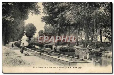 Pantin - Vista sobre o Canal — B. F., Paris, n°21