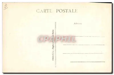 Bray-sur-Seine — O Lavatório e o Ponte — Verso