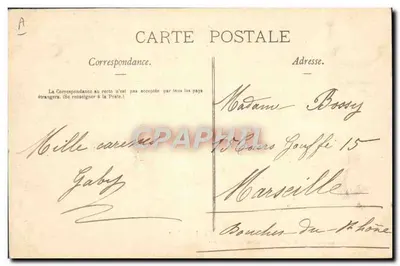 Kanał Wschodni — Commercy — Grandidier & Magasins Réunis — Rewers