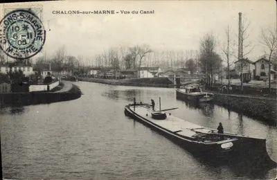 Chalons-sur-Marne — Vista do Canal — editor não identificado