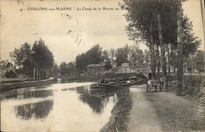 Chalons-sur-Marne — O Canal da Marne ao Reno — editor desconhecido, n° 41