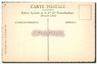S/S "de GRASSE" — A Galeria — The Gallery — Verso