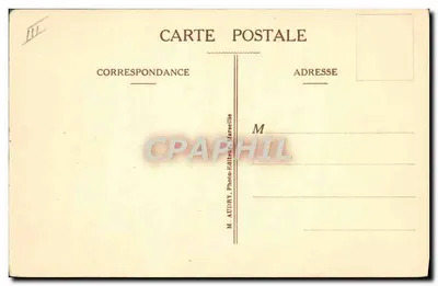 Paquebot "Gouverneur Général Tirman" — Compagnie de Navigation Mixte (Cie Touache) — M. Audry, Photo-Editeur, Marseille — Verso