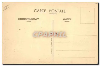 Paquebote "Gouverneur Général Cambon" — C° de Navigation Mixte (C° Touache) — Verso