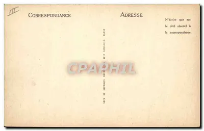 Le Havre — O navio de passageiros "France" da Cie Générale Transatlantique — LL — Verso