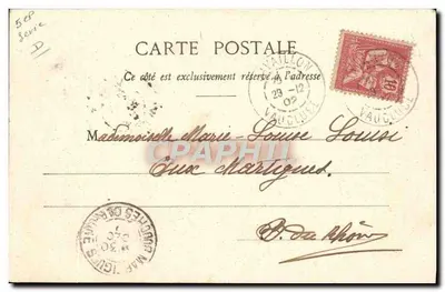 Os Cinco Sentidos - O Tato — Fototipia A. Bergeret & Cie, Nancy — Verso