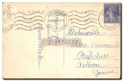 La Baule — Promenade à ânes sur la Plage — éditeur HR, n° 73 — Achterkant