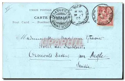 Hotel de Cap Martin — Menton — Editor E. Leuieux, Paris — Verso