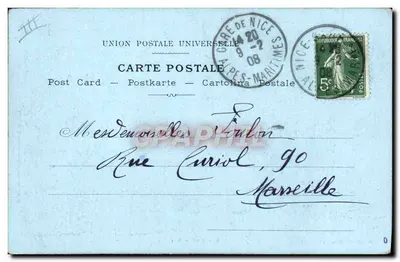 Beaulieu — Vista da costa — E. Lessieux, Paris, N. 3 — Verso