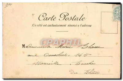 Cap Martin — Eingang zur Villa der Kaiserin Eugénie — E. Lessieux — Rückseite