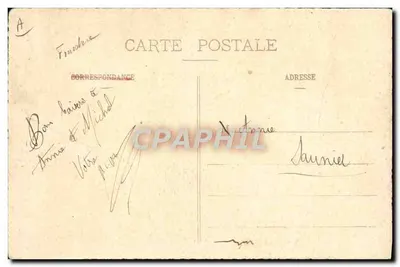 Kobieta z Chatesulin — Stare stroje Bretanii — kolekcja Villard, Quimper — Rewers