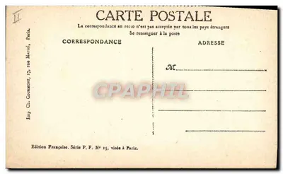 Bretanha — Na costa — Edição Francesa, Série P.F. N° 15 — Verso