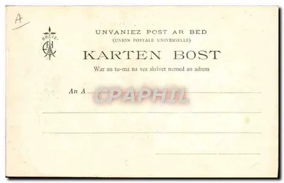 Bretania (Kolekcja E. H.) — Ślub, autorstwa Th. Deyrolle — n° 169 — Rewers